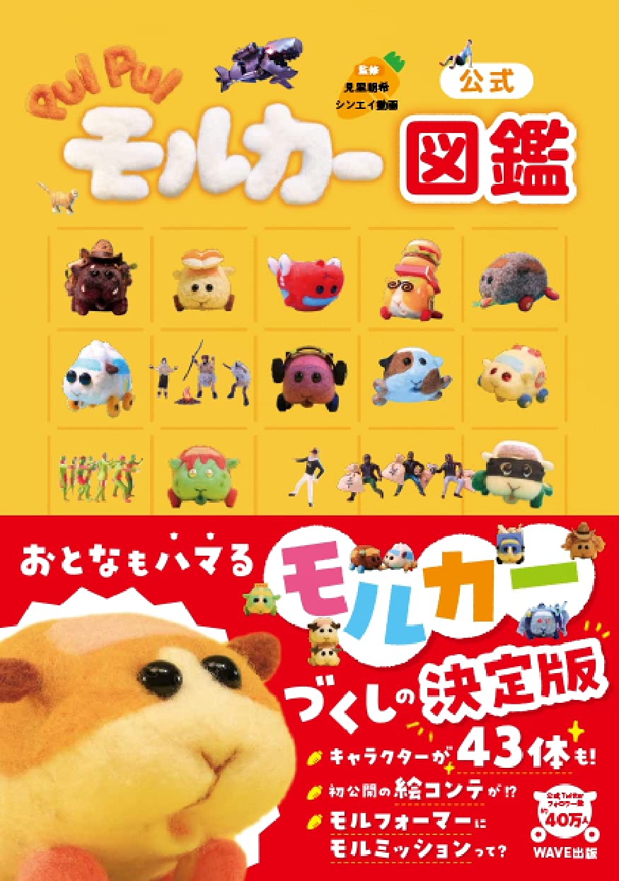PUI PUI molcar Official dictionary Encyclopedia Book WAVE