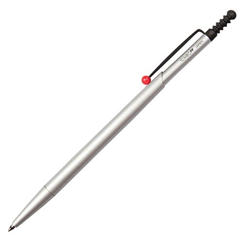 Tombow Oil Ballpoint Pen ZOOM 727 0.7 Silver BC-SAZ04 Black Ink