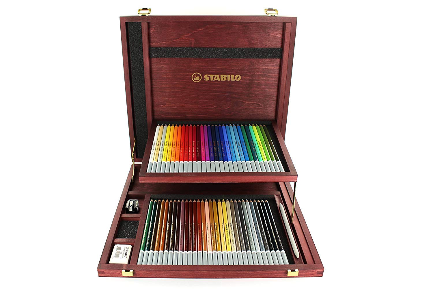 STABILO 1460-1 watercolor color pencil curve Otello 60color set