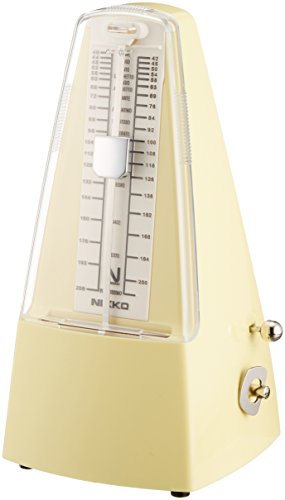 NIKKO Standard Pearl Yellow Metronome 236 Tempo: 40 - 208 times 