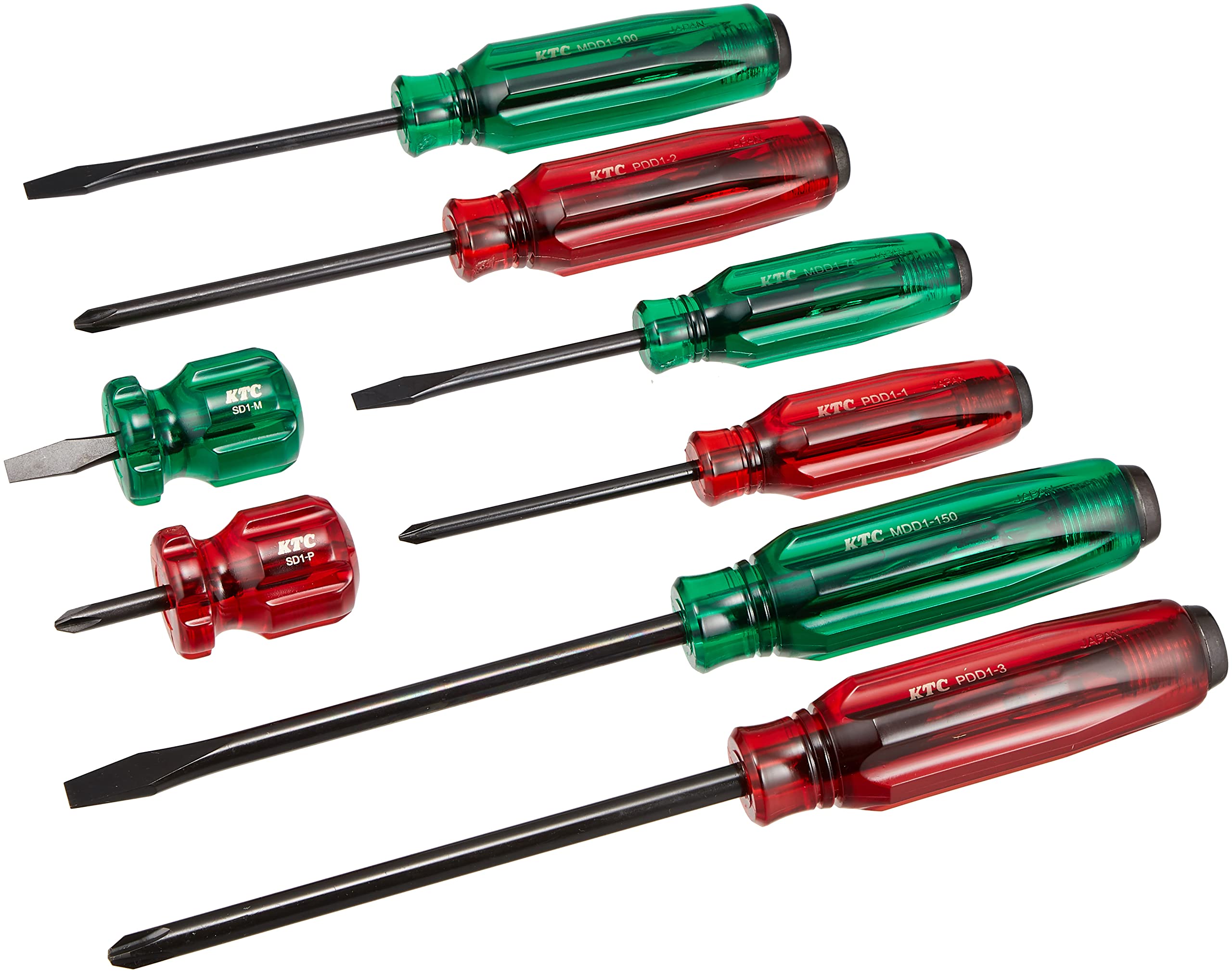 KTC PMD18 driver set penetration type 8-piece set Resin Handle