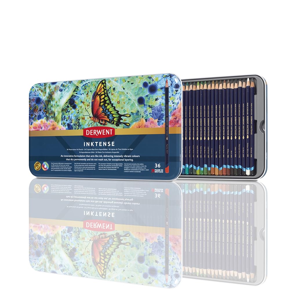 Derwent watercolor pencils ink Tense pencil Set of 36 color set