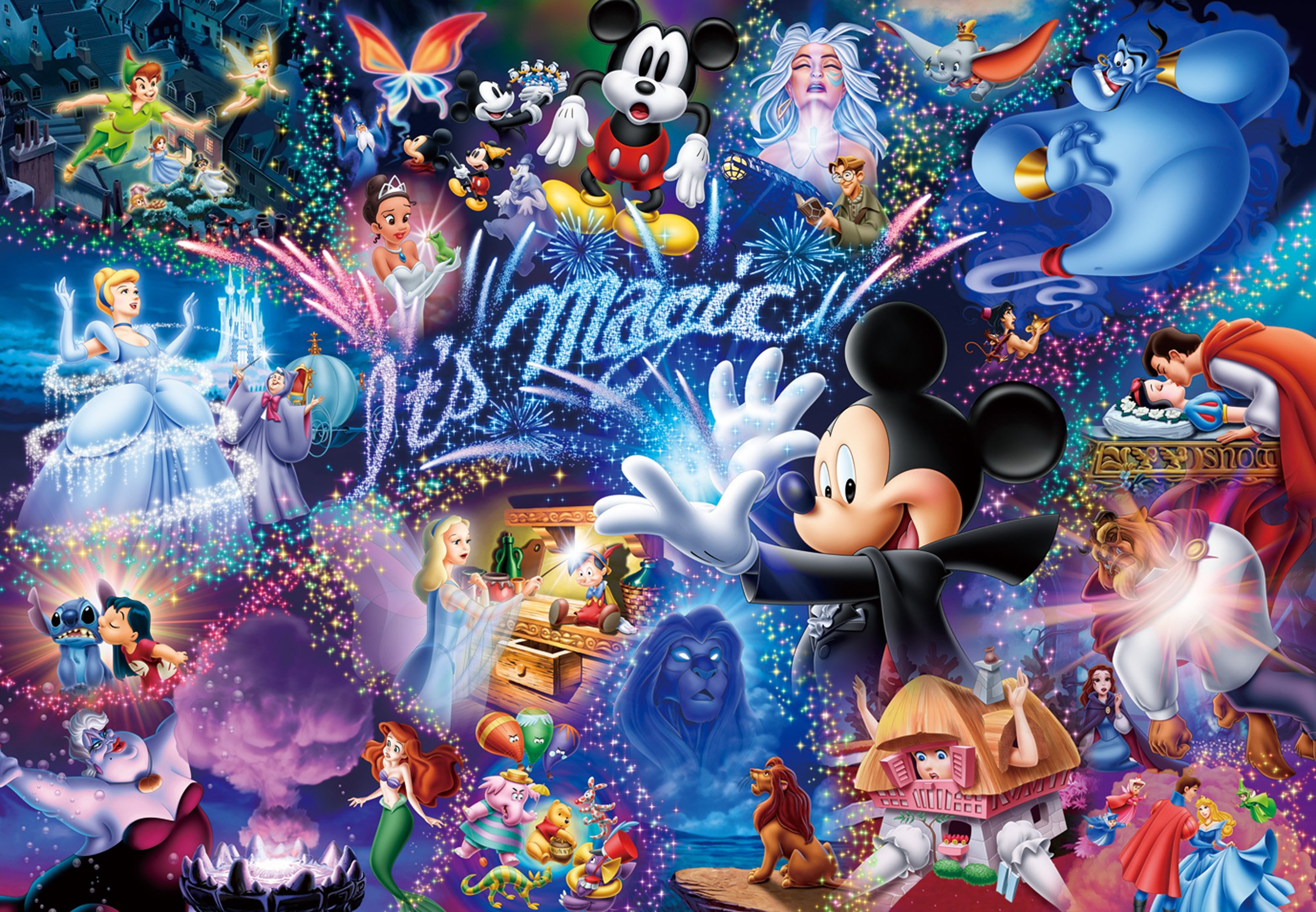 Tenyo Disney It's Magic! Hologram Jigsaw Puzzle 1000 Pieces 51x73