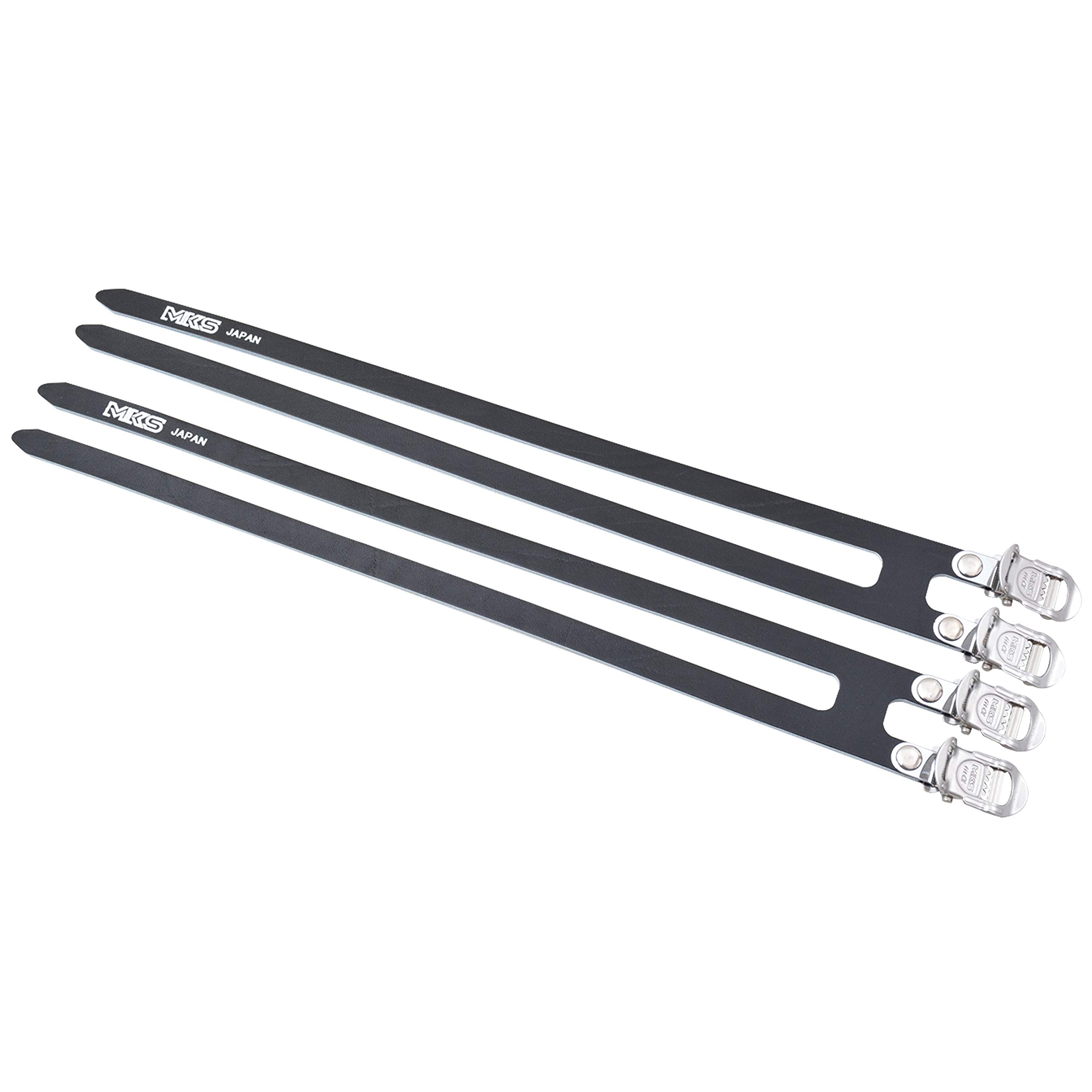 MKS Strap FIT-alpha SPIRITS 2-BUCKLE Black for Bicycle Toeclip
