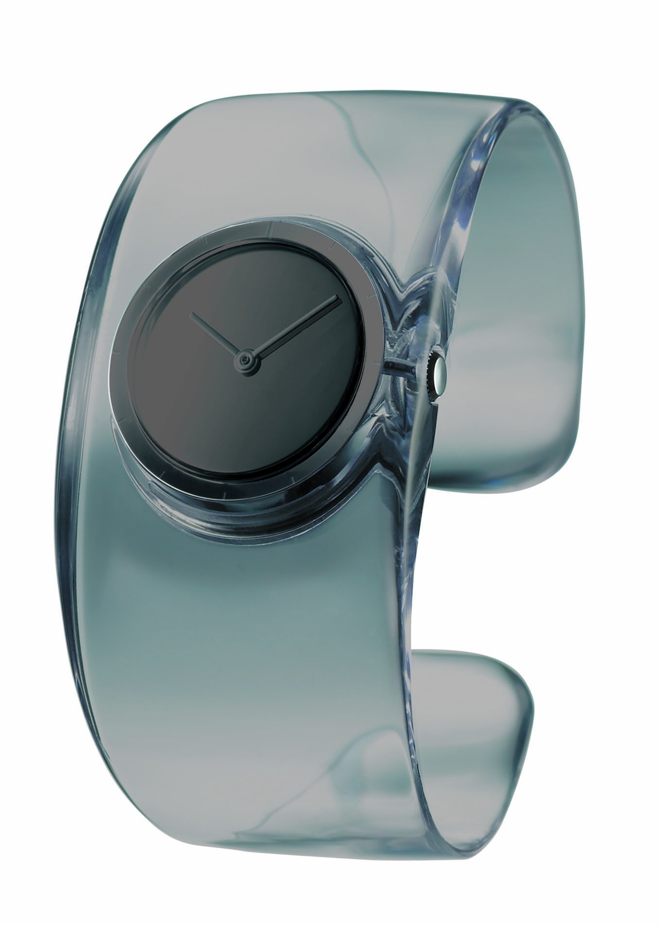 ISSEY MIYAKE SILAW002 Smoke Bangle Quartz Watch “O” Designed by 