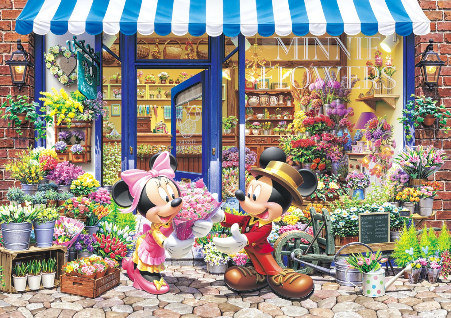 300 Piece Jigsaw Puzzle Disney Minnie's Flower Shop (30.5x43cm) ‎D