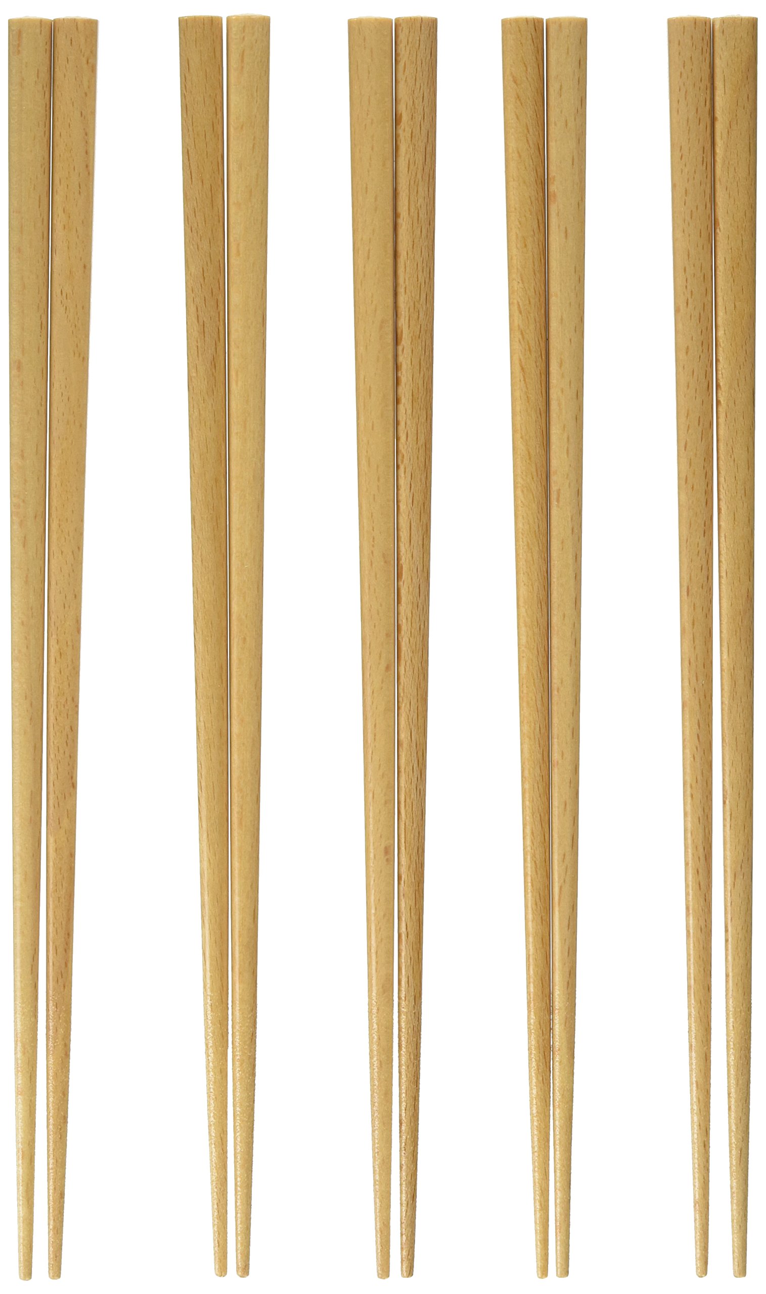 Japanese Hashi Wood Chopsticks 5pcs 230mm Wakasa Paint Nuribashi