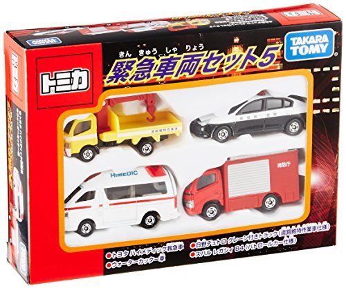TAKARA TOMY TOMICA EMERGENCY VEHICLE SET 5 NEW from Japan F/S | eBay