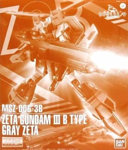 BANDAI MG 1/100 MSZ-006-3B ZETA GUNDAM III B TYPE GRAY ZETA Model