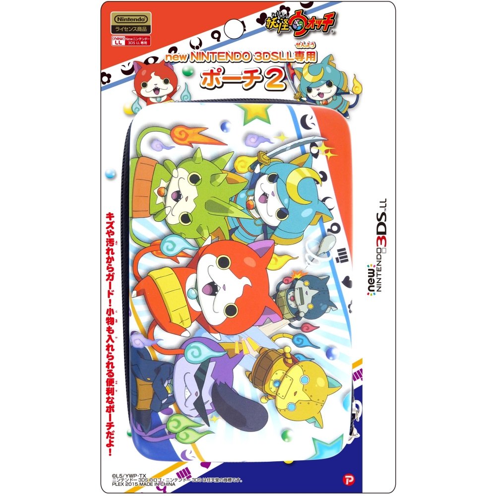 Yo-Kai Watch New NINTENDO 3DS LL Dedicated Pouch 2 Colorful Ver