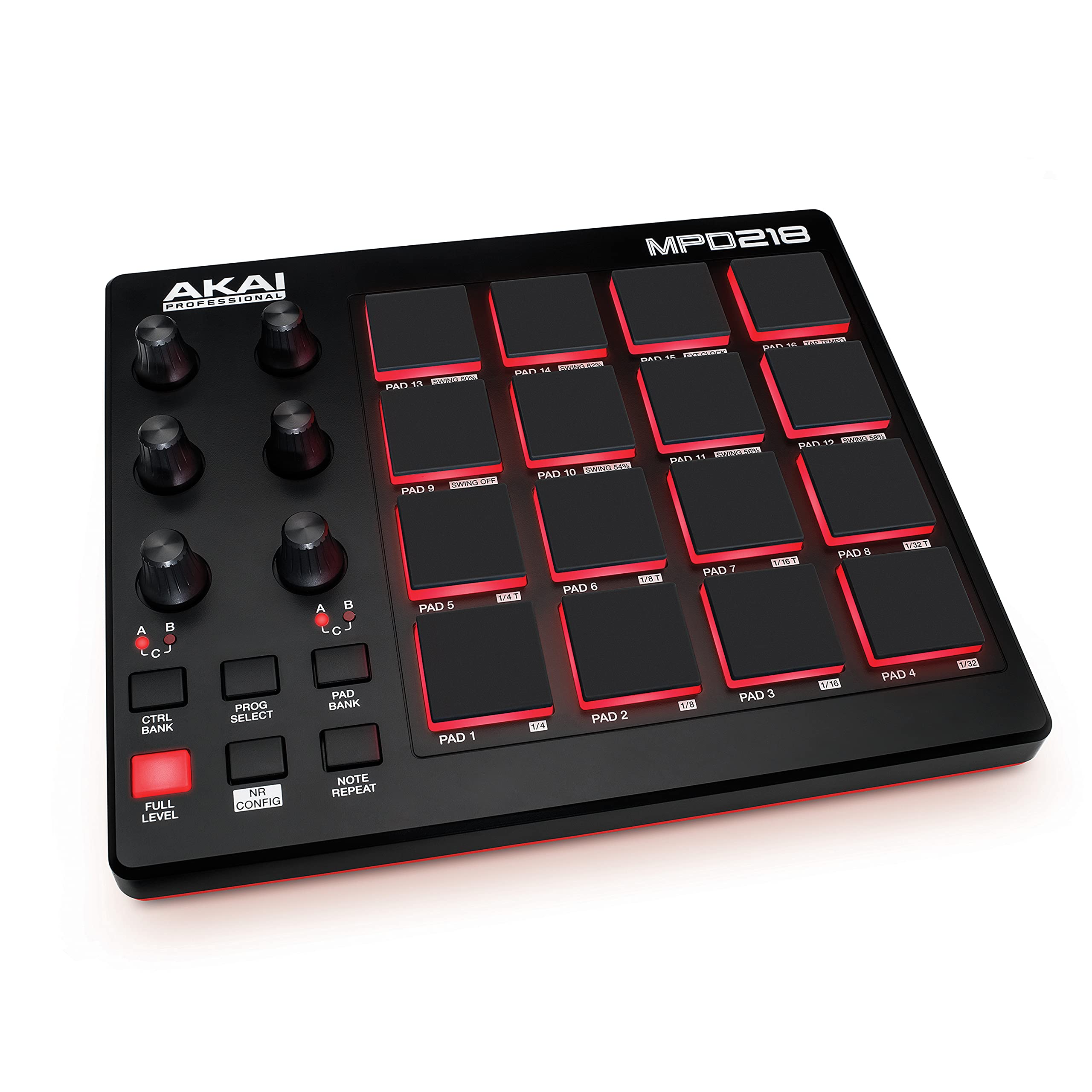 AKAI MPD218 Feature-Packed Highly Playable Pad Controller USB Bus