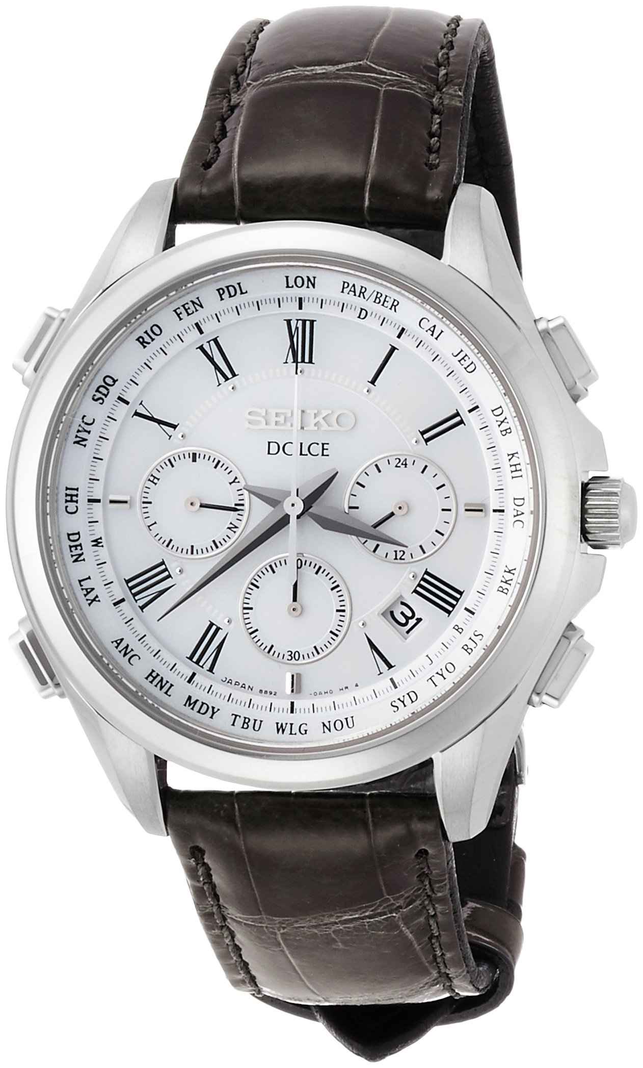 SEIKO DOLCE SADA039 Solar Radio Men's Watch Chronographgraph