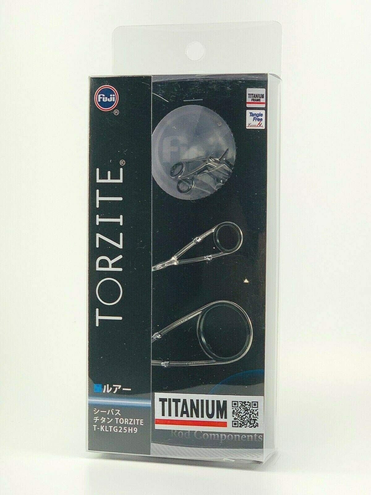 Fuji Kogyo Torzite Titanium Rod Guide Set T-KLTG25H9 for Seabass