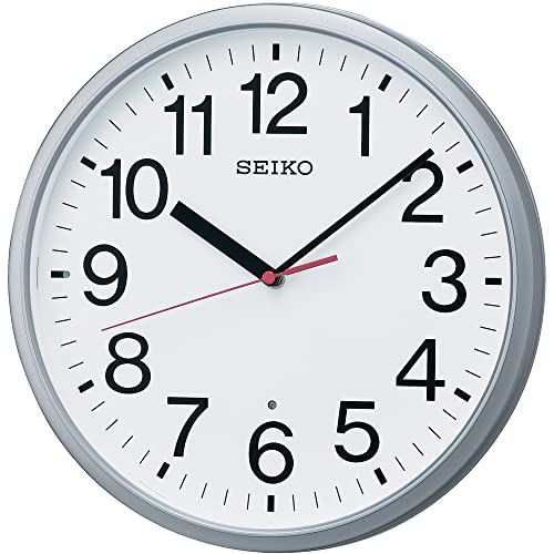 SEIKO Clock KX230S Radio wave analog Silver metallic NEW from