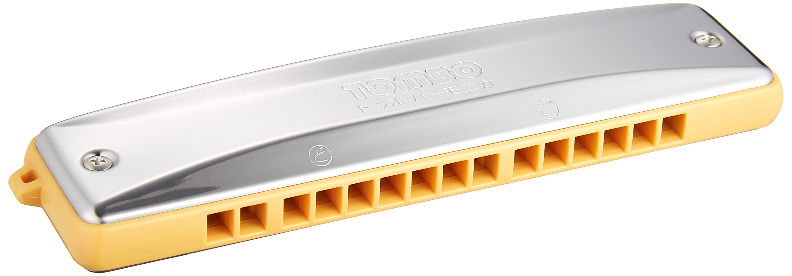 TOMBO Education Harmonica Single No.1215K Silver/Yellow 15 hole 15
