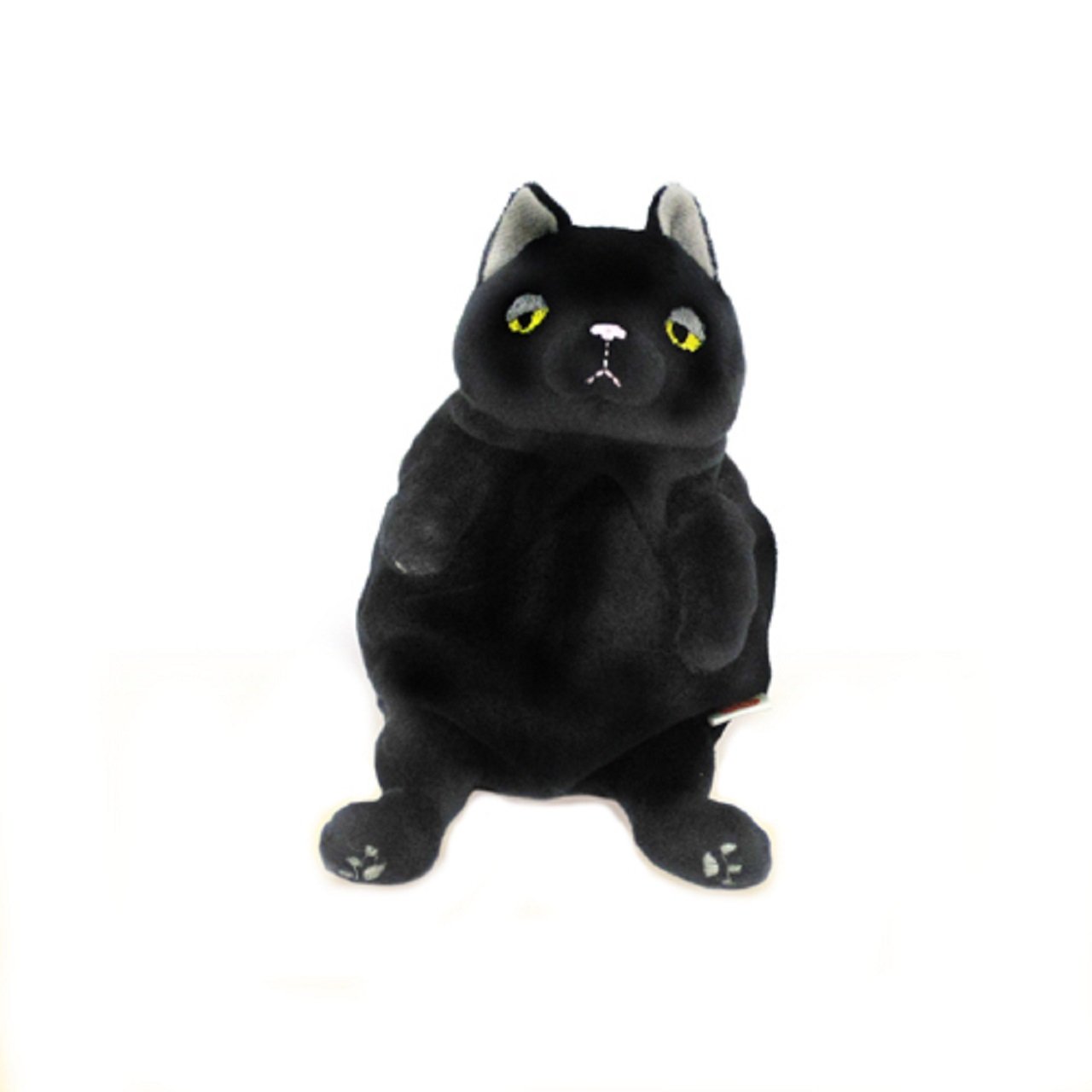 Shinada Global Mochi Neko Cat Plush Doll Black S size MONE-0168B