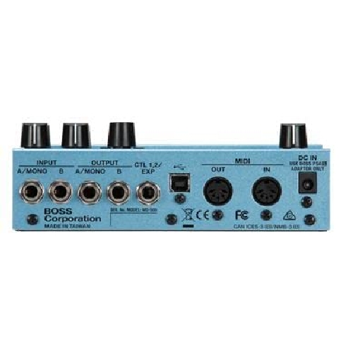 Boss MD-500 Modulation Guitar Pedal Multi Effector Blue Classic Style 9V NEW