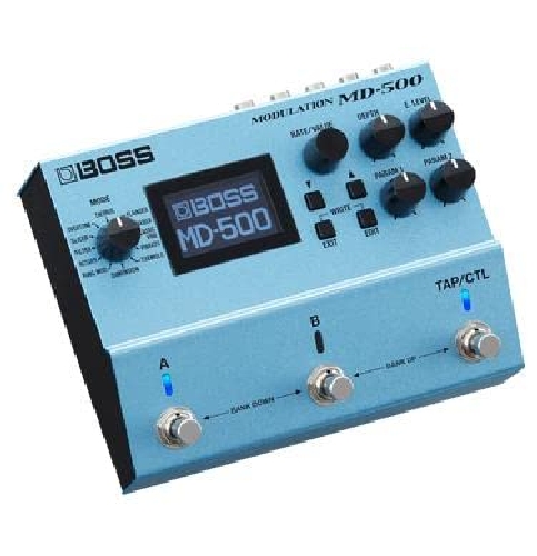 Boss MD-500 Modulation Guitar Pedal Multi Effector Blue Classic Style 9V NEW