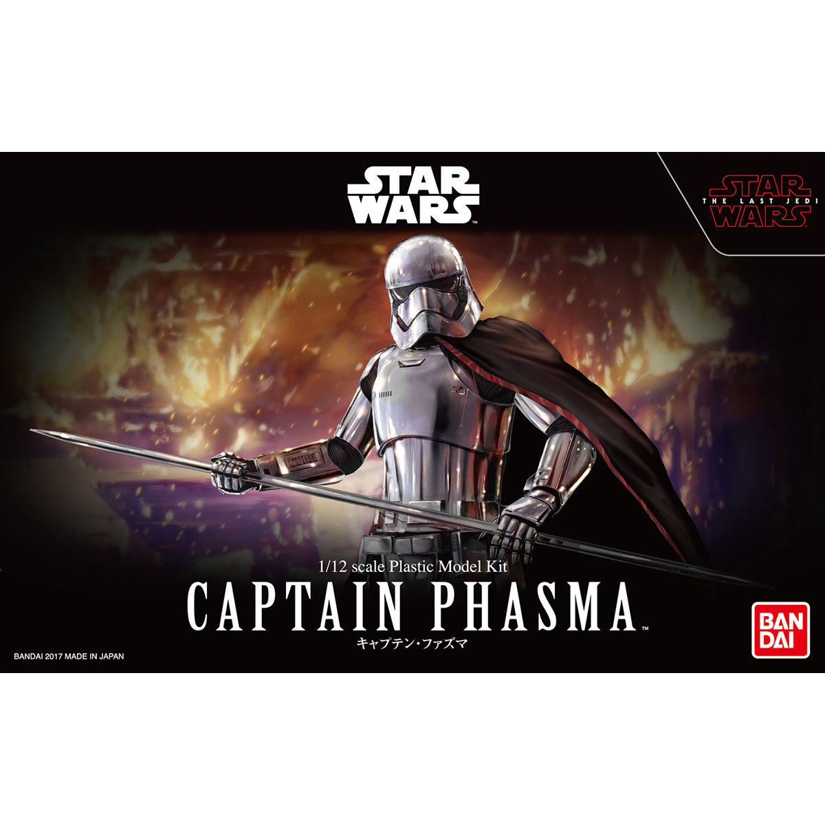 BANDAI 1/12 Star Wars THE LAST JEDI CAPTAIN PHASMA Model Kit NEW