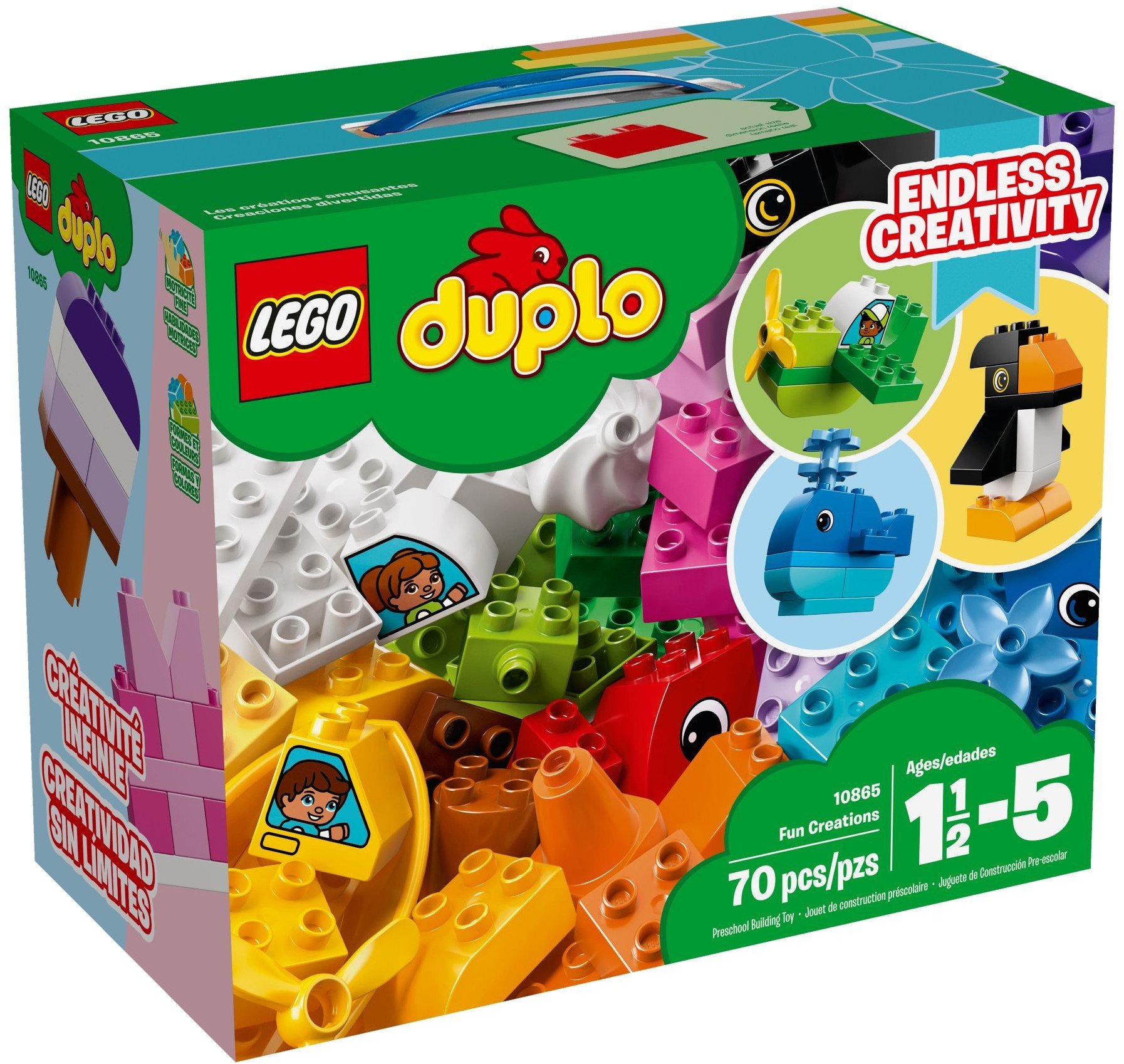 LEGO Duplo (R) various ideas box 10865 70pieces Plastic Block for