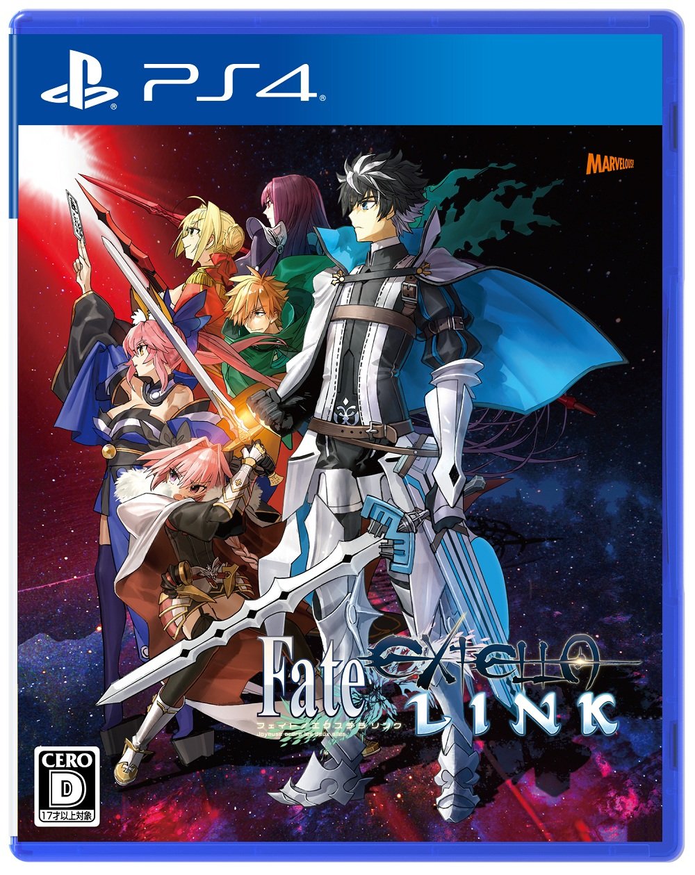 PS4 Fate エクステラ　非売品ゲームポスター Fate/EXTELLA LINK PS4 Game Software PLJM-16075 Battle Action Game