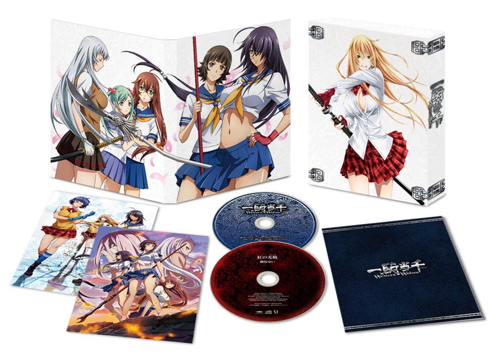 DVD+CD Ikki Tousen Western Wolves First Edition with Booklet Box