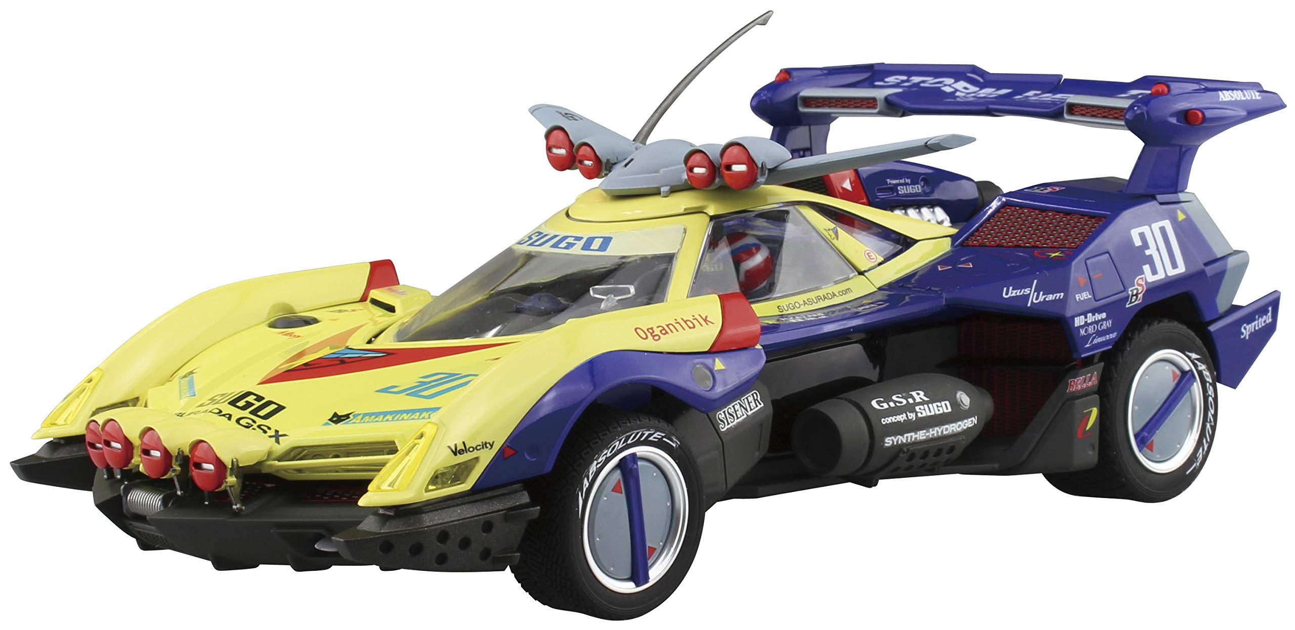 AOSHIMA 1/24 Cyber Formula No.21 Sugo Asurada G.S.X Rally Plastic
