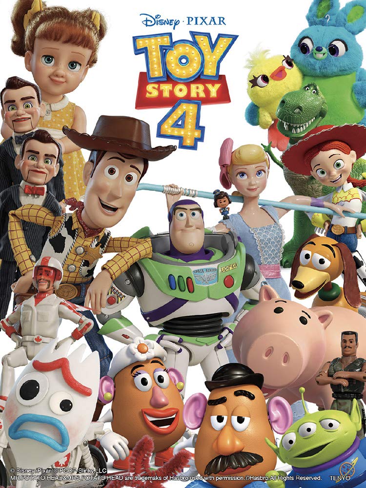 Tenyo 48 pcs Jigsaw Puzzle Toy Story 4 Double-Sided Puzzle Toy