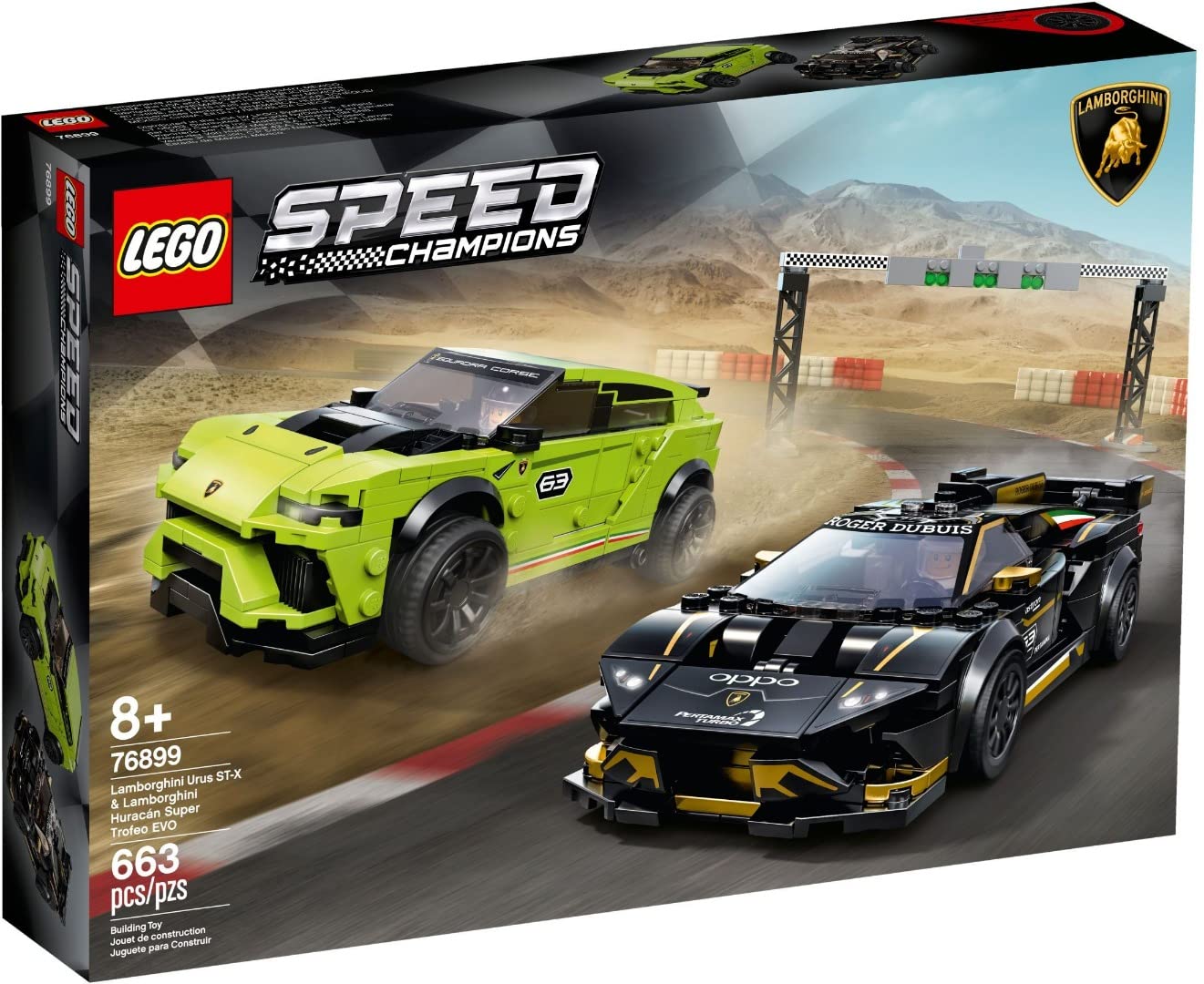 Lego Speed ​​Champion Lamborghini Urs St-X & Urakan Supertroefeo