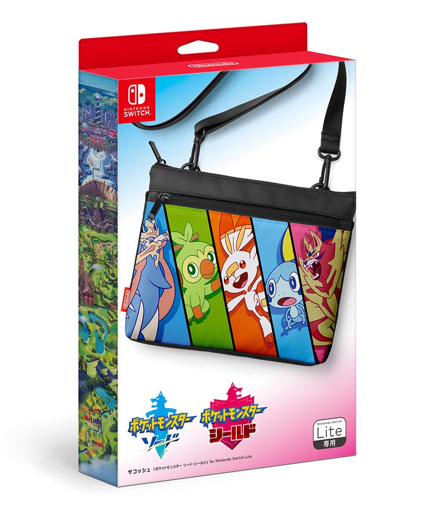 Pokemon Sword and Shield sacoche cycling musette bag for Switch