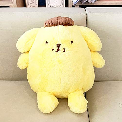 Sanrio Fluffy Pompompurin Stuffed Toy M Size Yellow Plush Doll