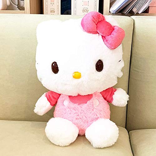 Sanrio Hello Kitty Fluffy Stuffed Toy M Size Pink Plush Doll