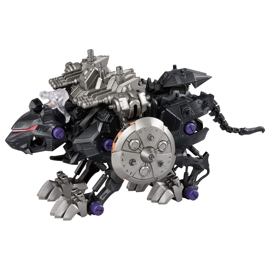 No.1200 ブラックレオパードとシルバーバタフライ Takara Tomy Zoids Wild ZW35 DREI Panther (Black Leopard) Action