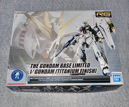 RG 1/144 Gundam Base Limited ν Gundam [Titanium Finish] Mobile