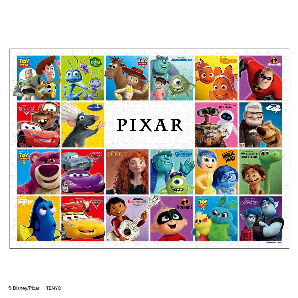 Tenyo 500 Piece Jigsaw Puzzle Disney/Pixar Lineup 35x49cm ‎D-500