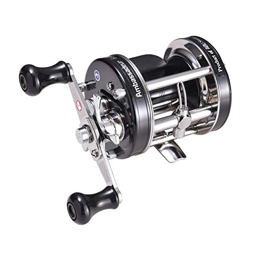 abu garcia ambassadeur black max 6600 C4 Round Reel Lake Pro Tackle disk drag Abu Garcia Ambassadeur 6600 D6