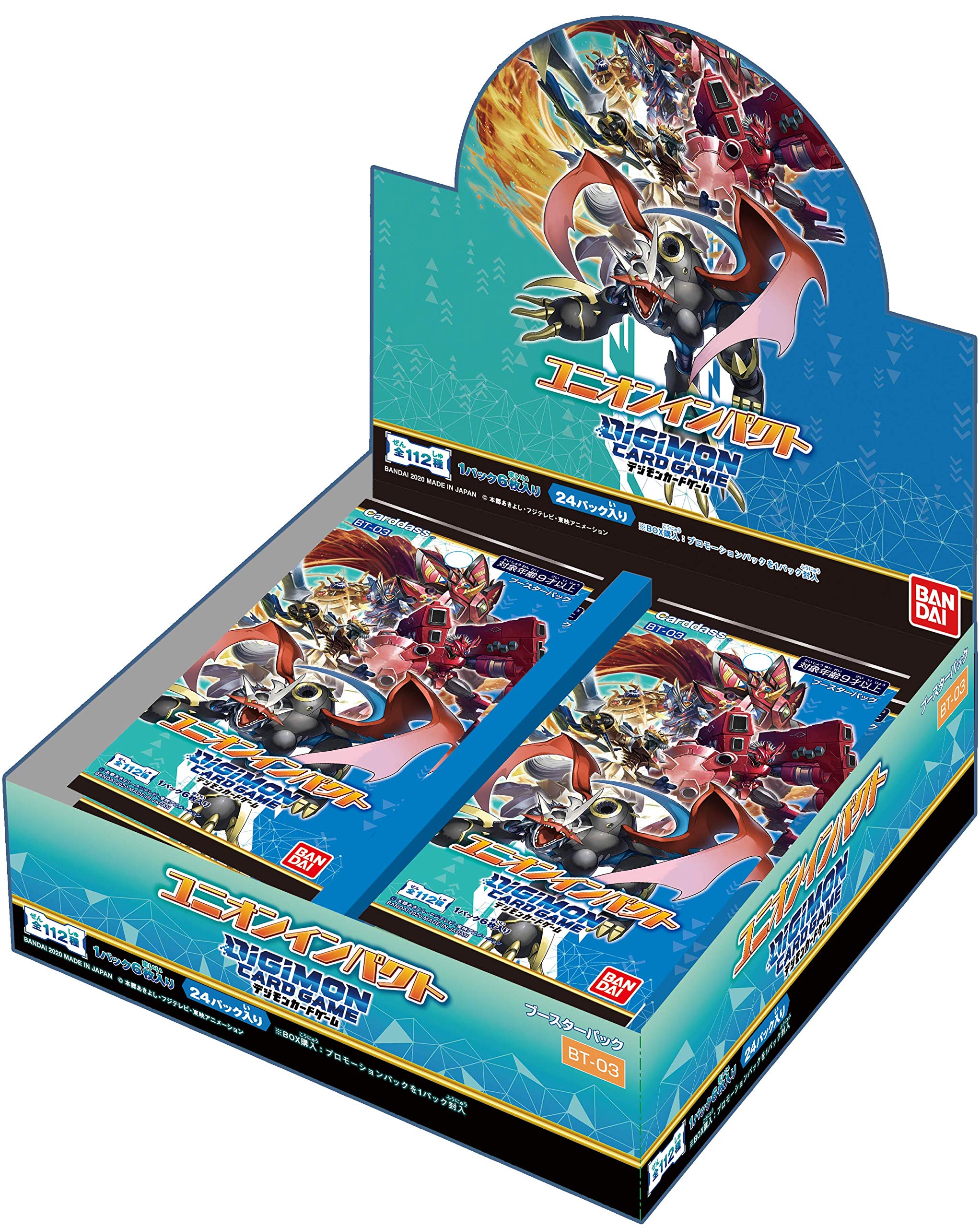 BANDAI Digimon Card Game Booster Union Impact BT-03 BOX 6 cards x 24 packs NEW | eBay UK BANDAI Digimon Card Game Booster Union Impact BT-03 BOX 6 cards x 24 packs NEW | eBay UK