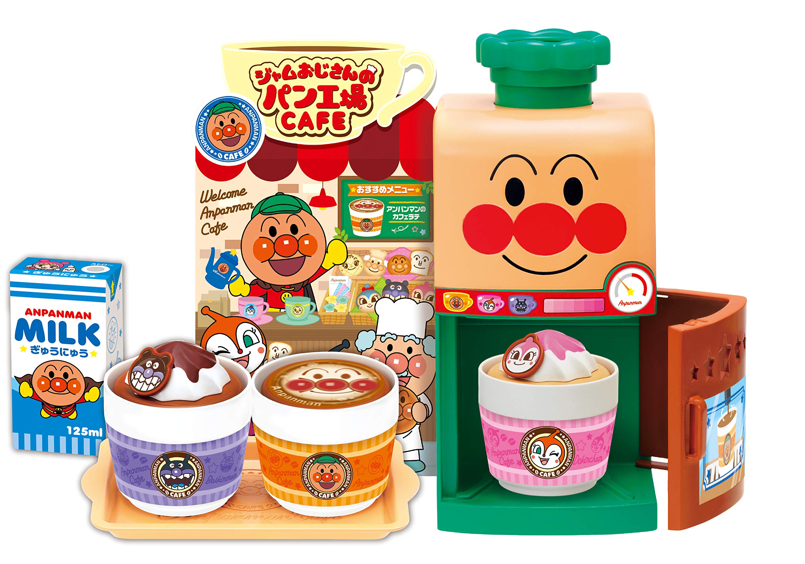 Sega Toys Anpanman Pretend Play Cafe Bread factory Store Battery