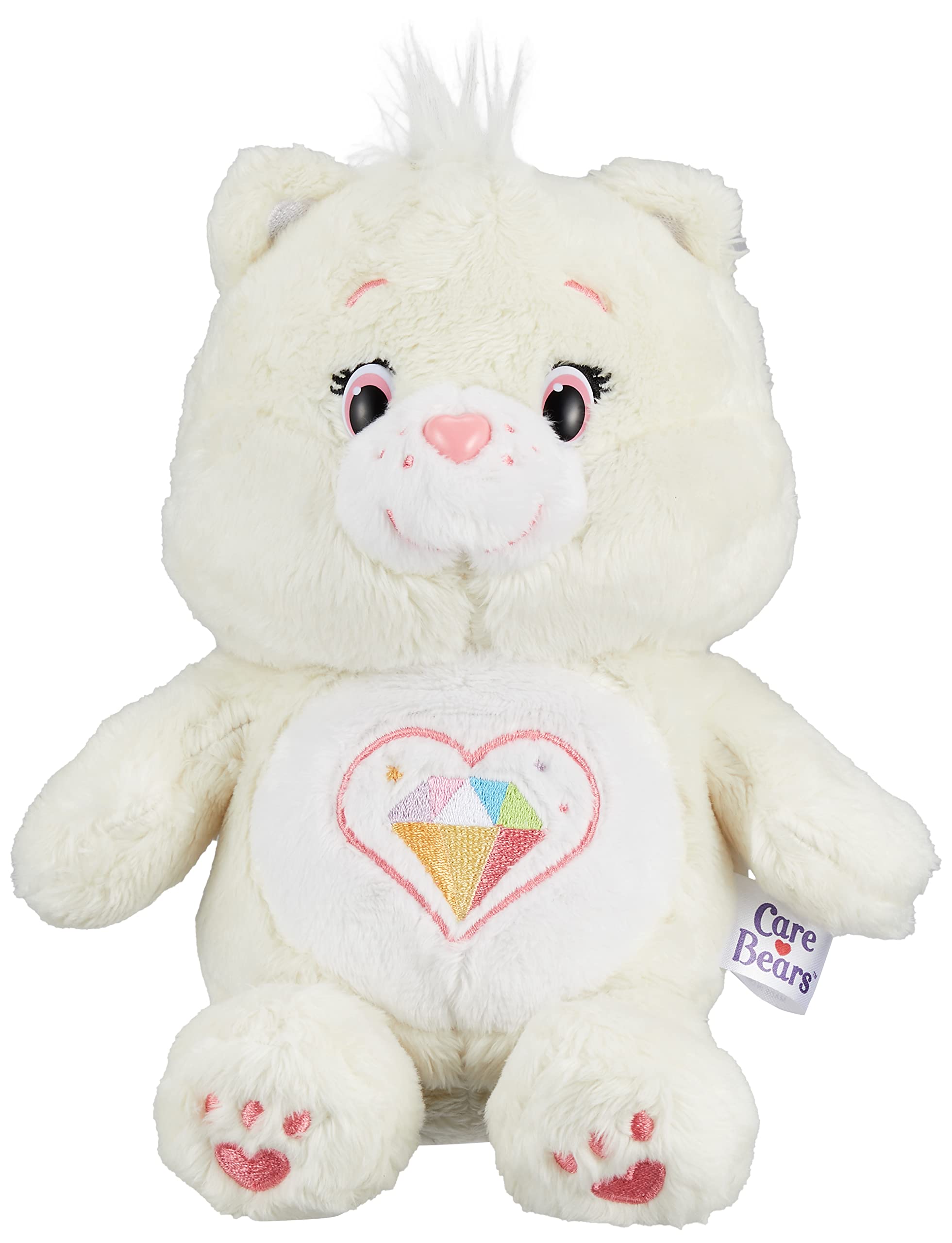 Nakajima Corporation Care Bear Soft S Sparkle Heart Bear Plush