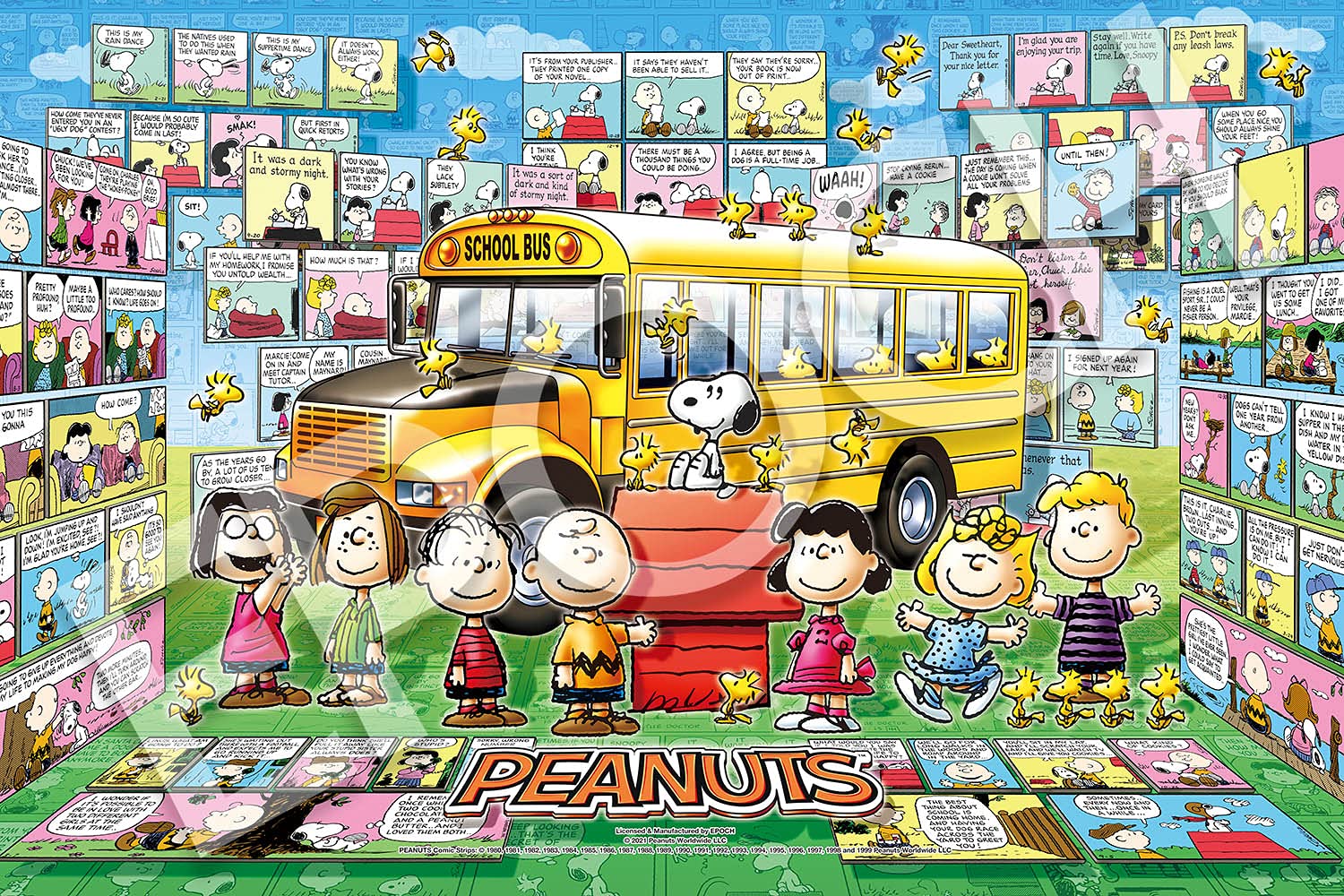 1000 pieces Jigsaw puzzle PEANUTS Snoopy Comic history ‎12-515s