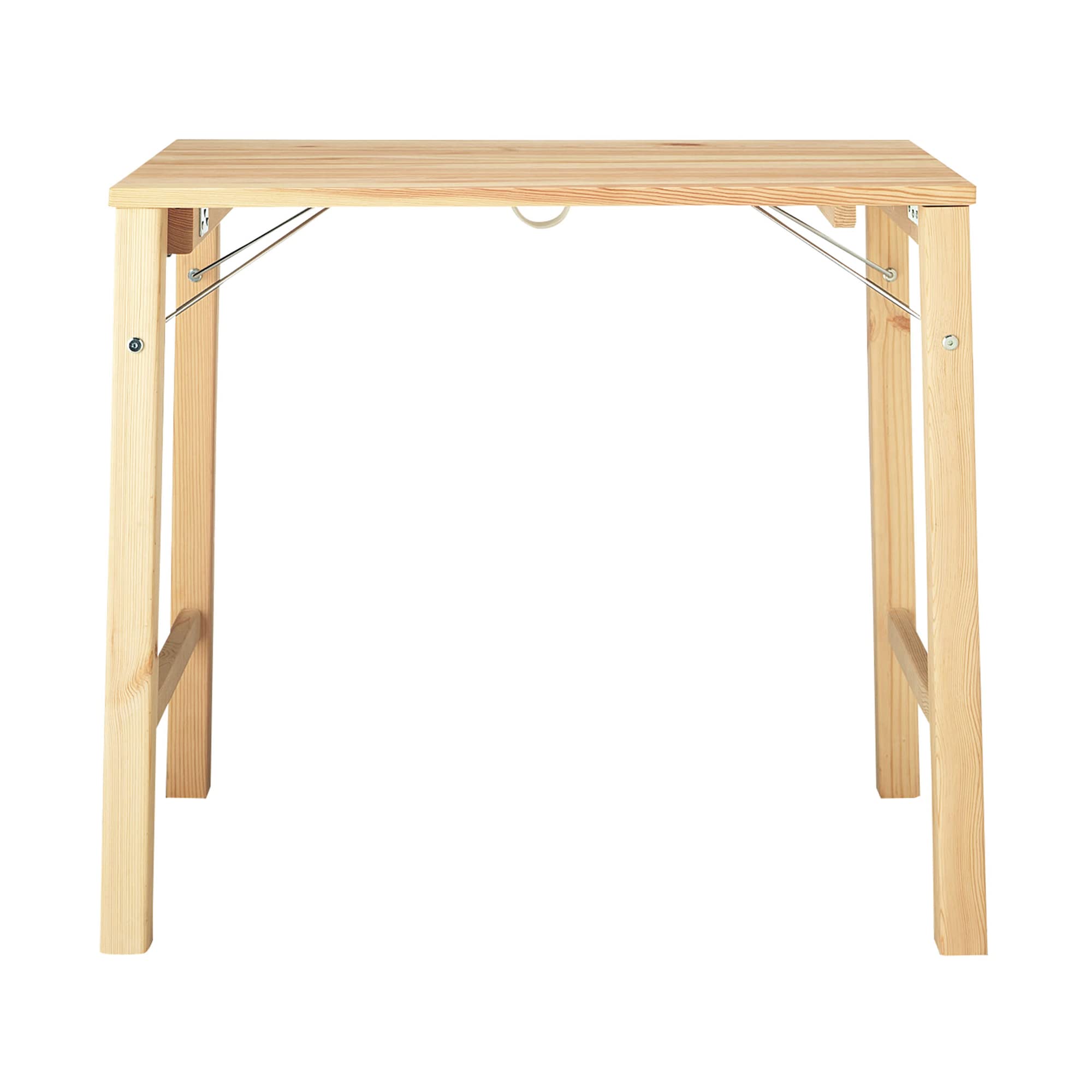 Muji Pine Wood Table Foldable W80xD50xH70cm 18499441 Rectangle