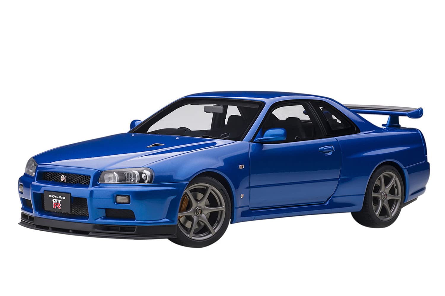 オートアート　NISSAN スカイラインGT-R V-SPEC II AUTOart 1/18 Nissan Skyline GT-R (R34) V Spec II Bayside Blue