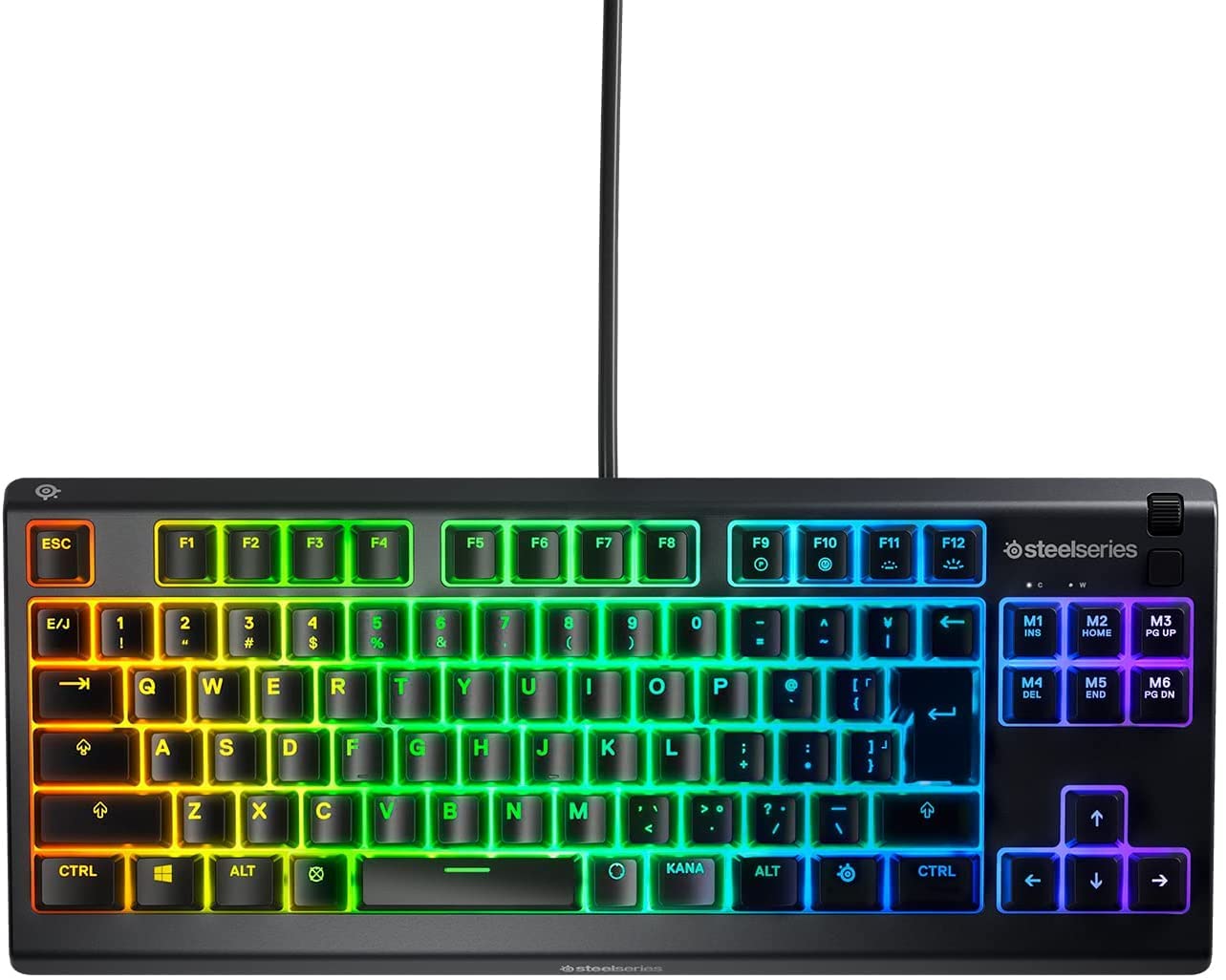 SteelSeries Gaming Keyboard Numeric Keyless Wired Apex 3 TKL US