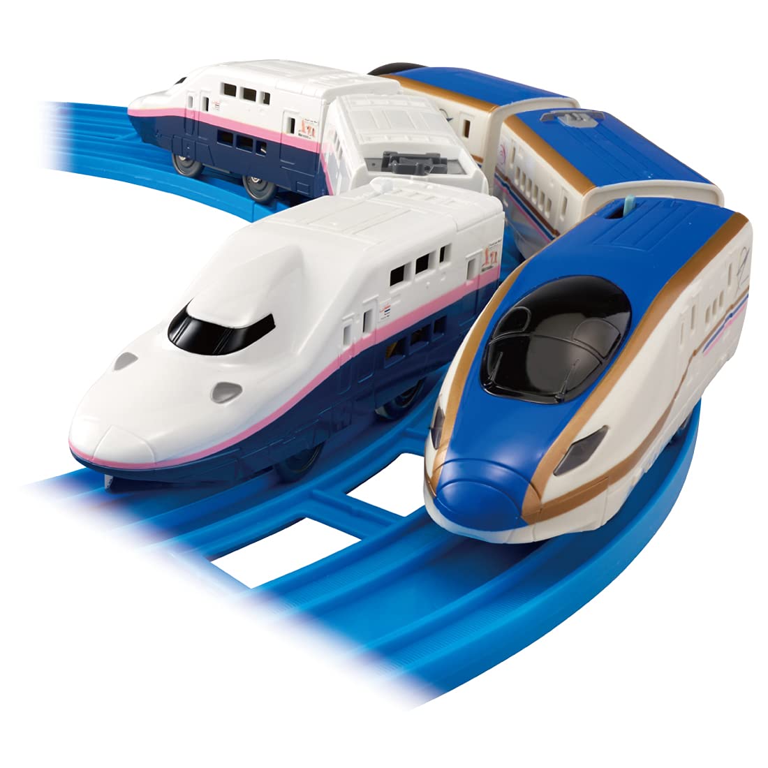 Takara Tomy Plarail E4 Series Shinkansen Max & E7 Series Joetsu