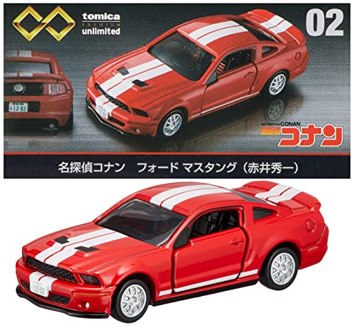 浅*り様 TOMY モンスターコレクション 塗装済完全保存版　48 ウインディ& Tomica Premium Unlimited 02 Detective Conan Ford Mustang (Shuichi