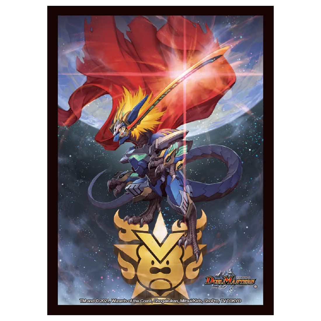 Duel Masters DX Card Sleeve Blue Leader Dogiragon Sword Duetube