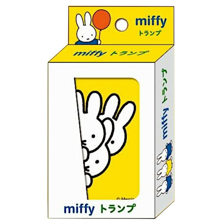 miffy playing cards H89xW58mm Paper Cards Plastic Storage Case