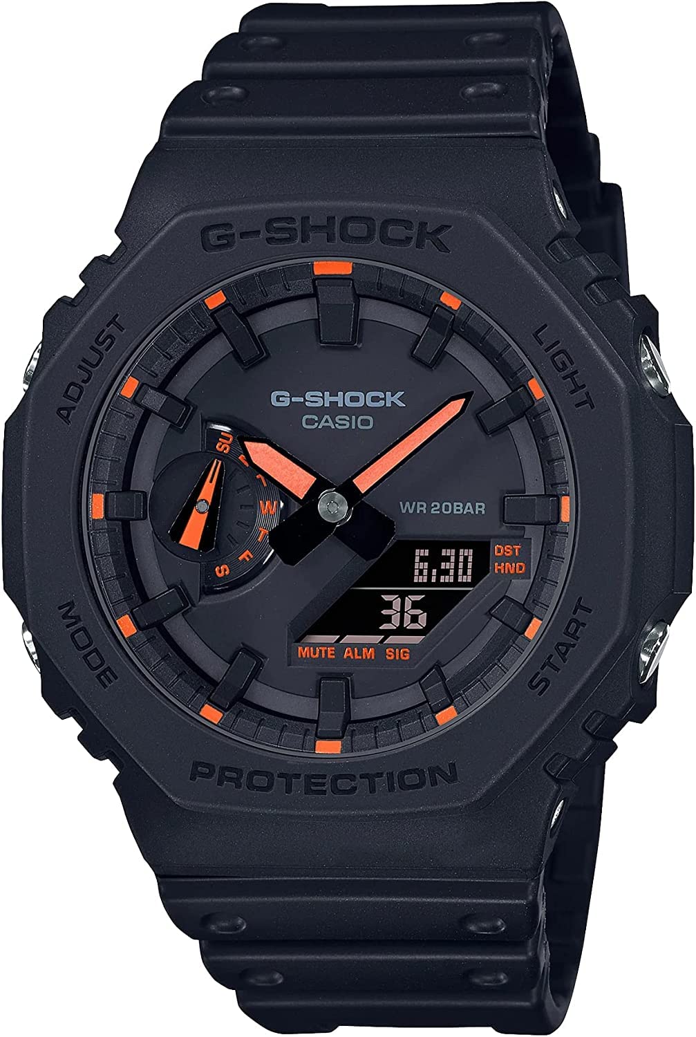 G-SHOCK GA-2100 ブラック レッド B09SM54898_1.jpg