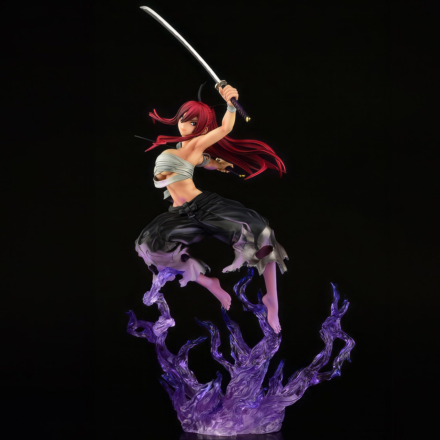 FAIRY TAIL Erza Scarlet Samurai Kouen Banjou ver. Jet Black 1/6