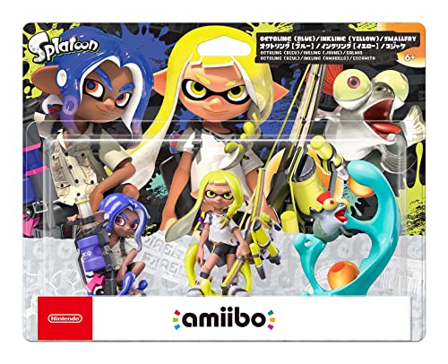 スプラトゥーン２＆３＆アミーボ　セットSplatoon3 任天堂 amiibo amiibo Triple Set Inkling Yellow/Octing Blue/Kojaquet Splatoon